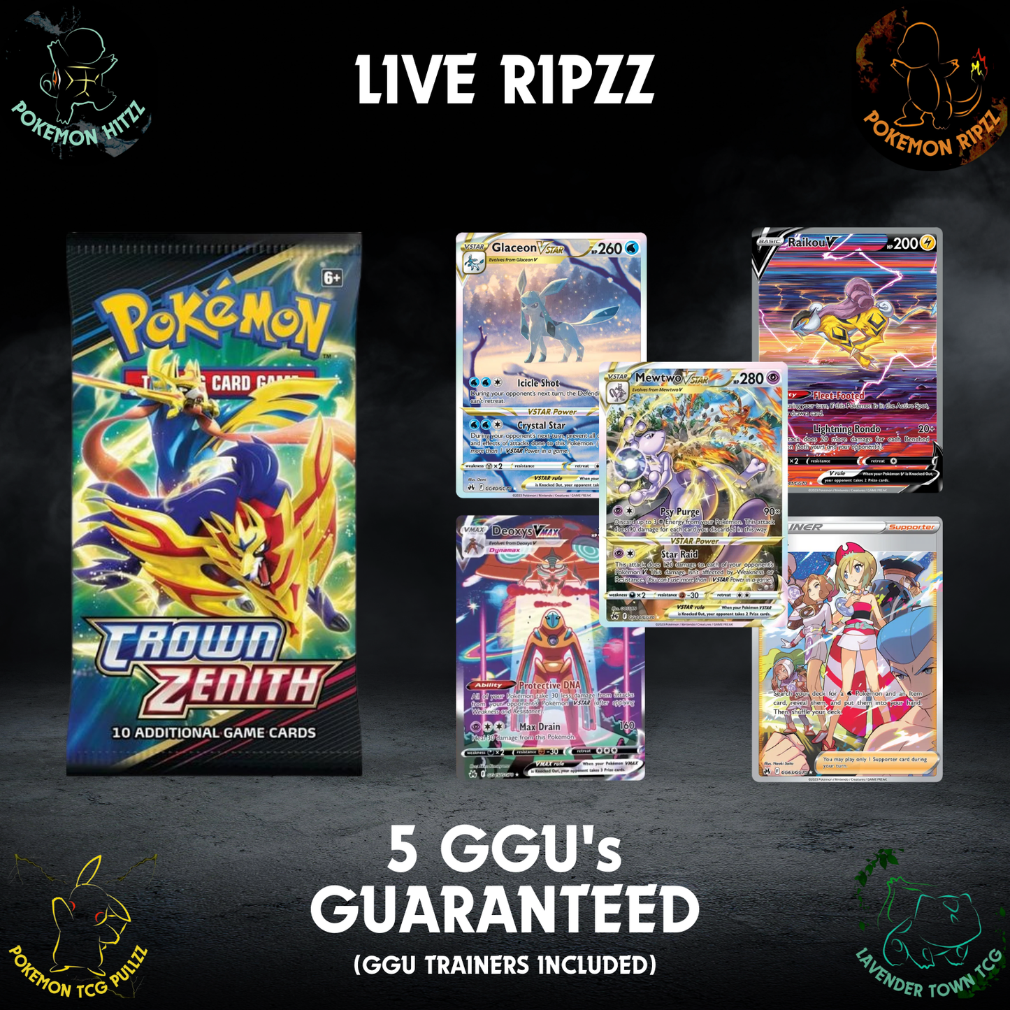 Pokémon Crown Zenith Special Tiers